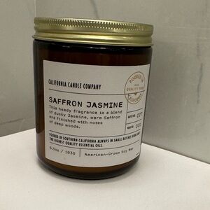 Saffron Jasmine Candle - Brown